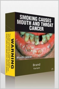 В Австралии с 2012 года исчезнут пачки сигарет привычного дизайна
