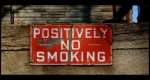 Positively no smoking