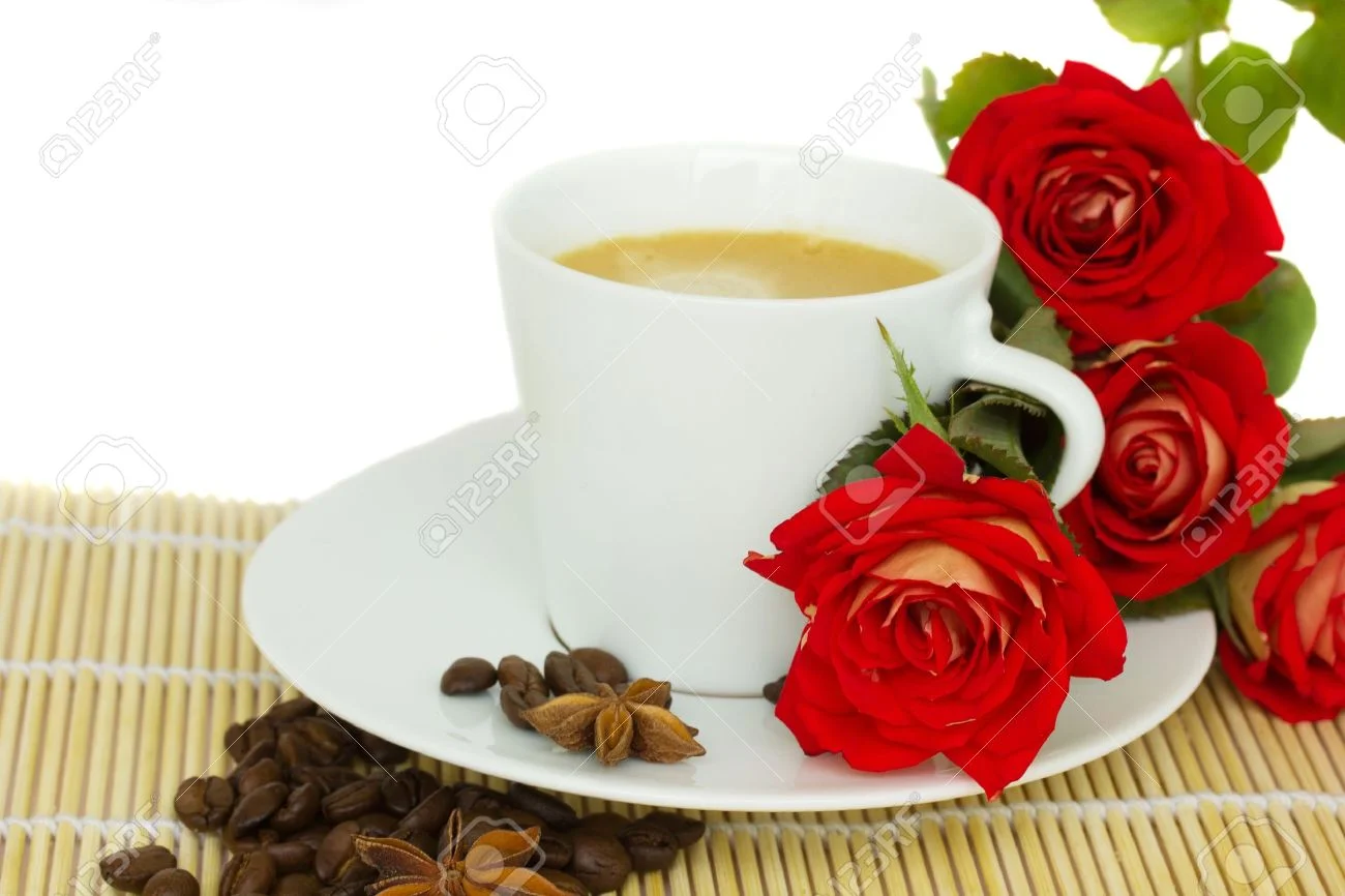 14552849-cup-of-fresh-coffee-with-rose-isolated-on-white-background-Stock-Photo.webp