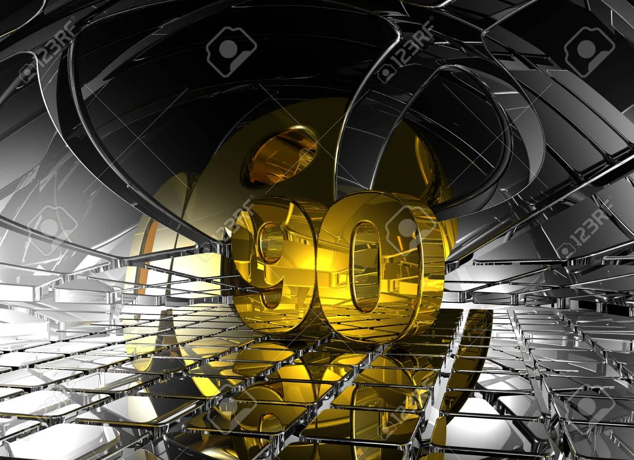 24346351-number-ninety-in-abstract-futuristic-space-3d-illustration.webp