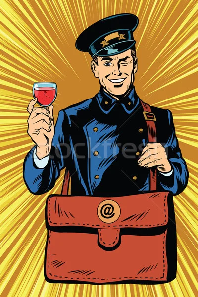 7131870_stock-vector-smiling-retro-postman-with-a-greeting-glass-of-wine.webp