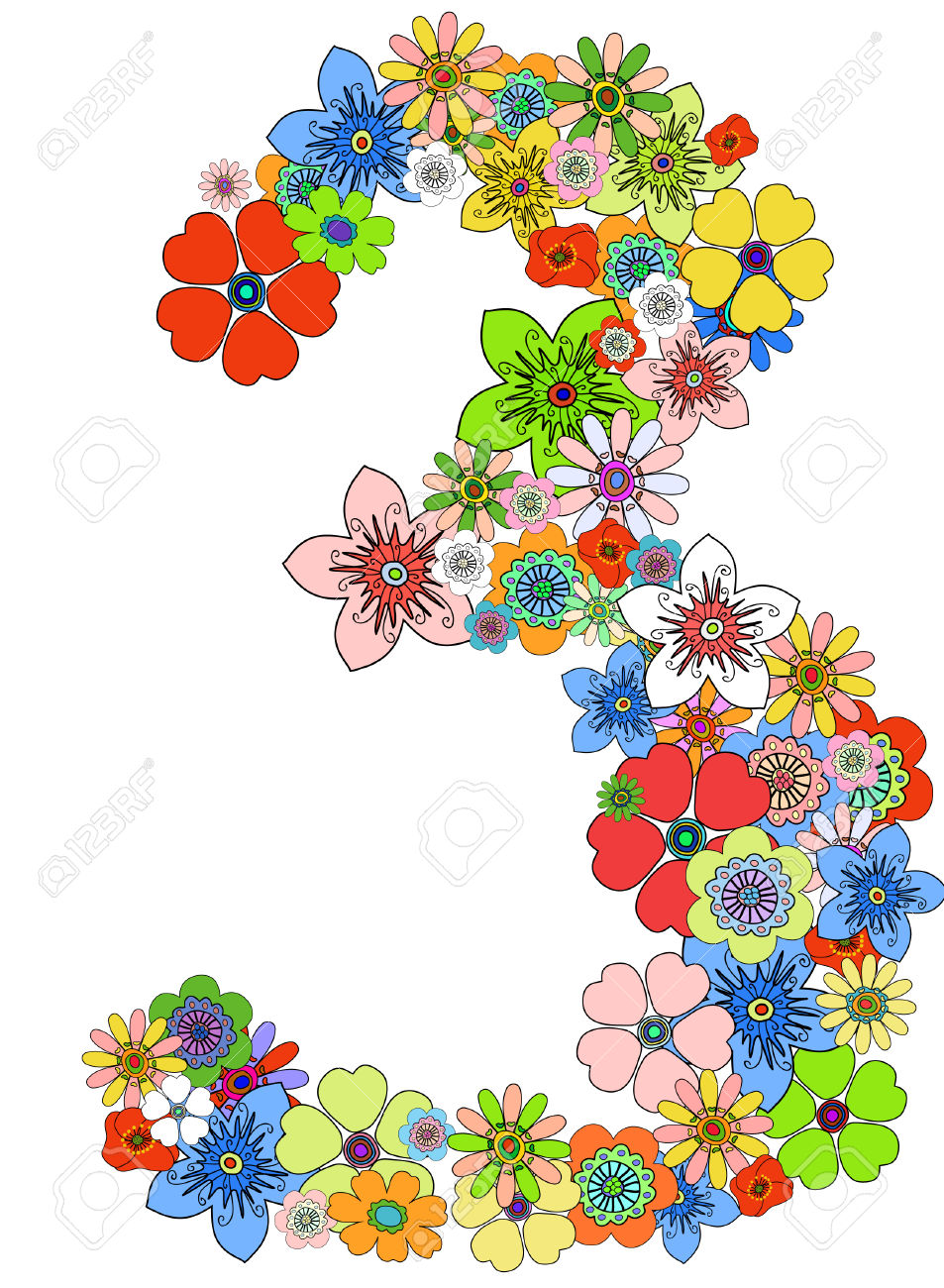 9077508-Number-three-floral-vector-See-more-on-my-portfolio-Stock-Vector.jpg