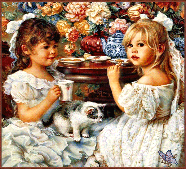 93900136_2_devochki_chay_i_kotenok.gif