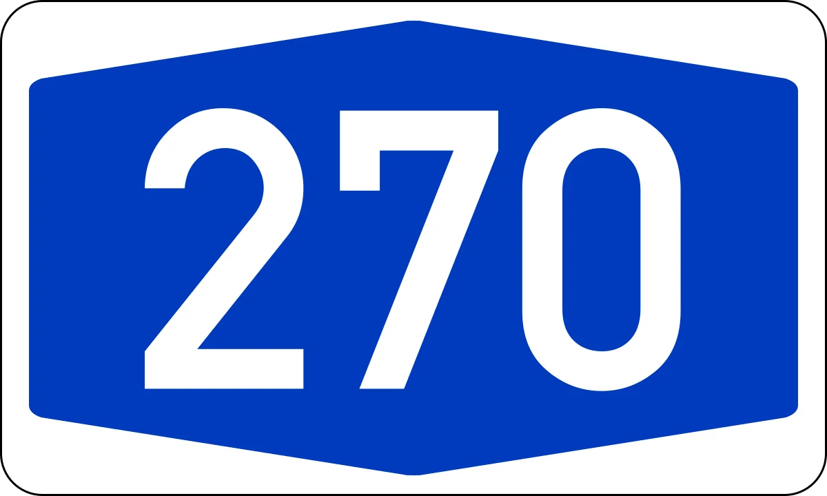 Bundesautobahn_270_number.svg.webp