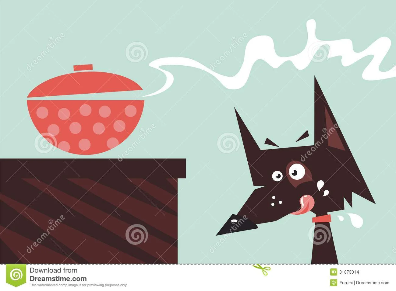 drooling-dog-cartoon-watching-over-freshly-cooked-meal-31873014.webp