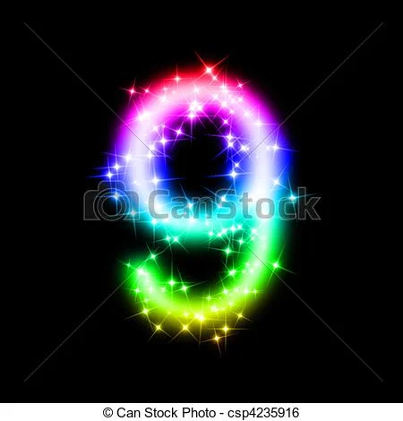 glitter-number-9-stock-illustration_csp4235916.webp