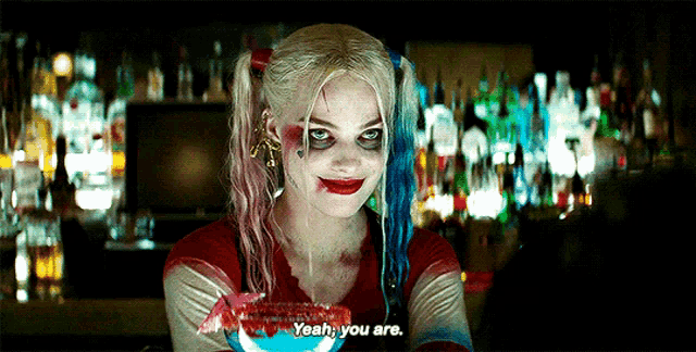 harley-quinn-yeah-you-are.gif