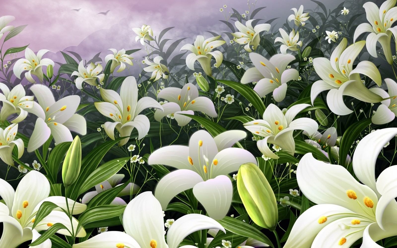 lilies_flowers_meadow_bud_stamens_sky-732718.jpg