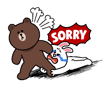 LINE Stickers Brown & Cony's Thrilling Date Free Download (Preview with GIF Animation).gif