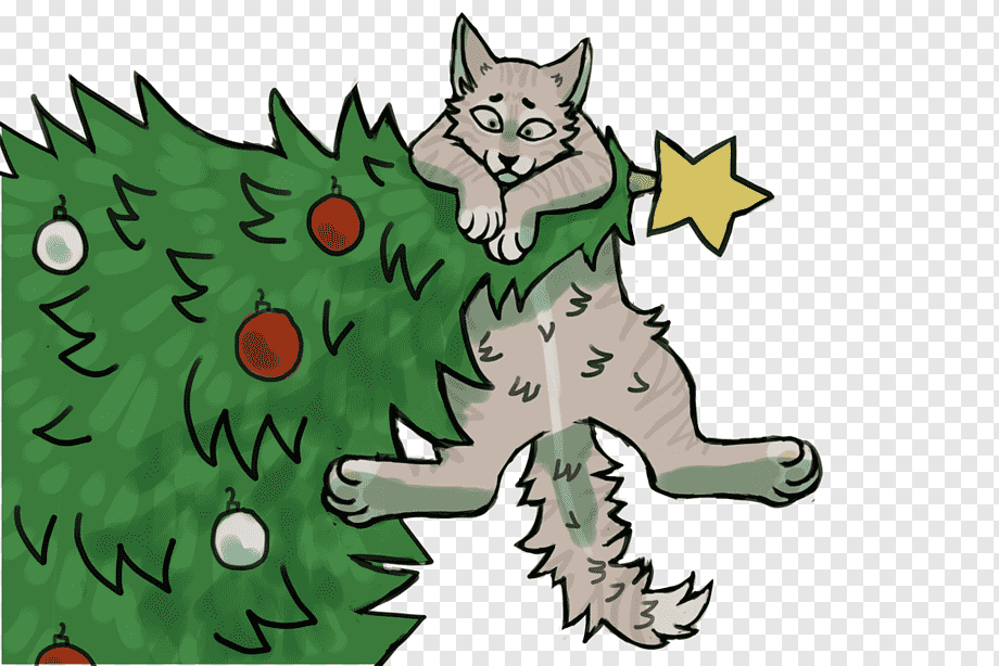 png-transparent-cat-christmas-tree-spruce-christmas-ornament-cat-mammal-animals-leaf.png