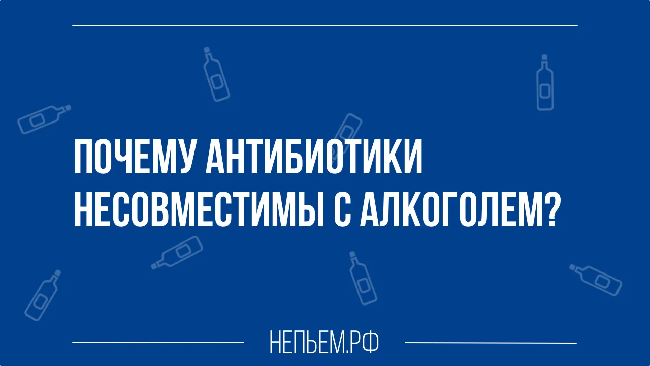 Почему антибиотики несовместимы с алкоголем.webp