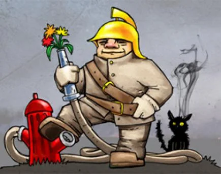 pozarnik spas kota iz zamka.webp