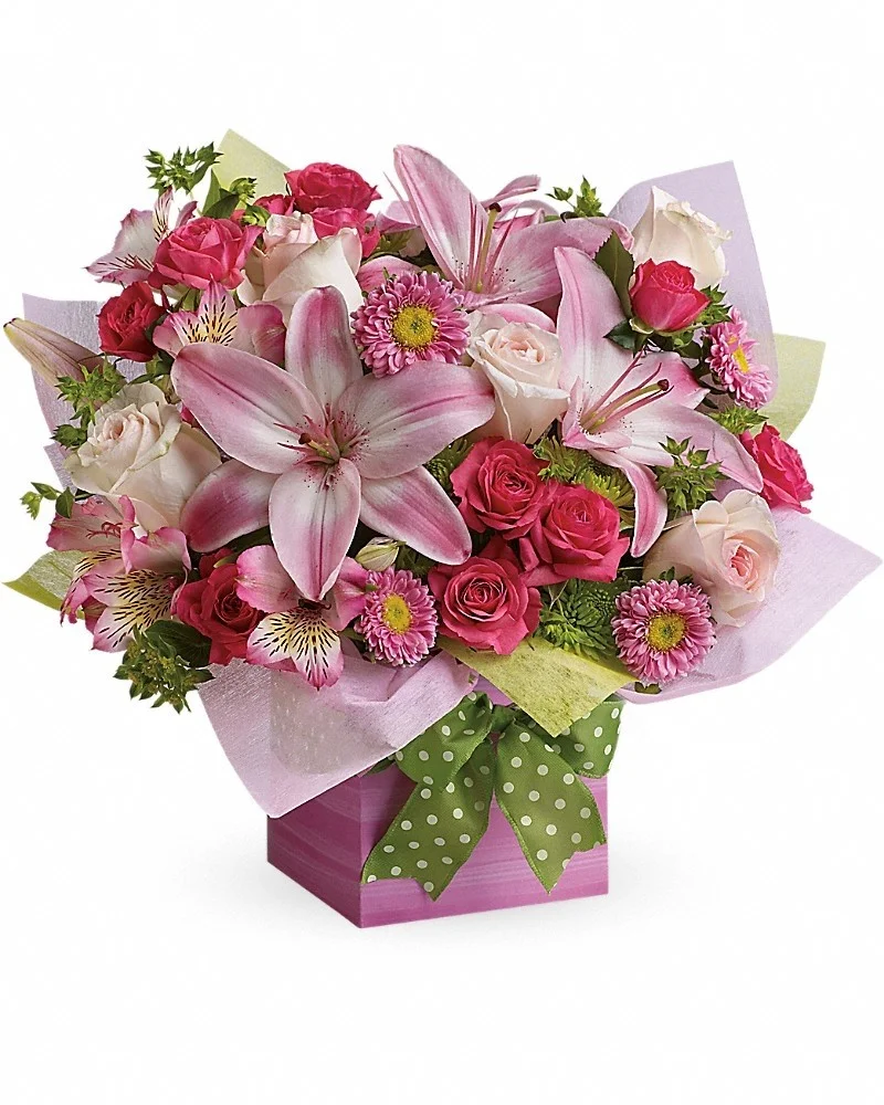 Pretty-Pink-Present-send-flowers-to-calgary-by-calgary-flowers.webp