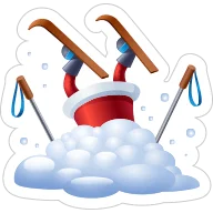 санта в снегу.webp