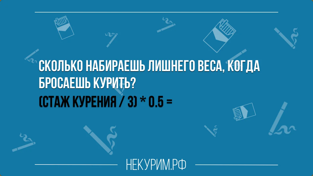 сколько наберу лишнего веса бросая курить.webp
