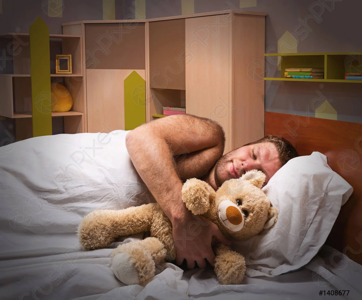 sleeping-man-bed-with-toy-1408677.webp