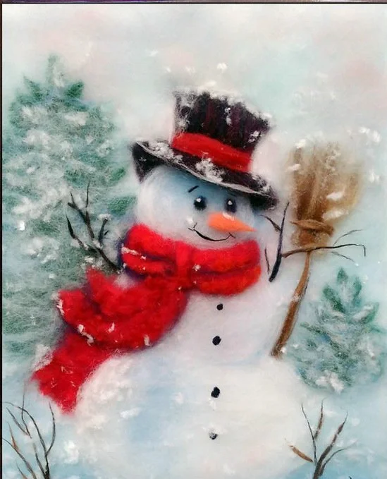 снеговик из шерсти.webp