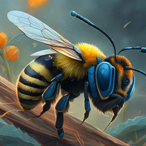 strong bee_Kandinsky 3.0.webp