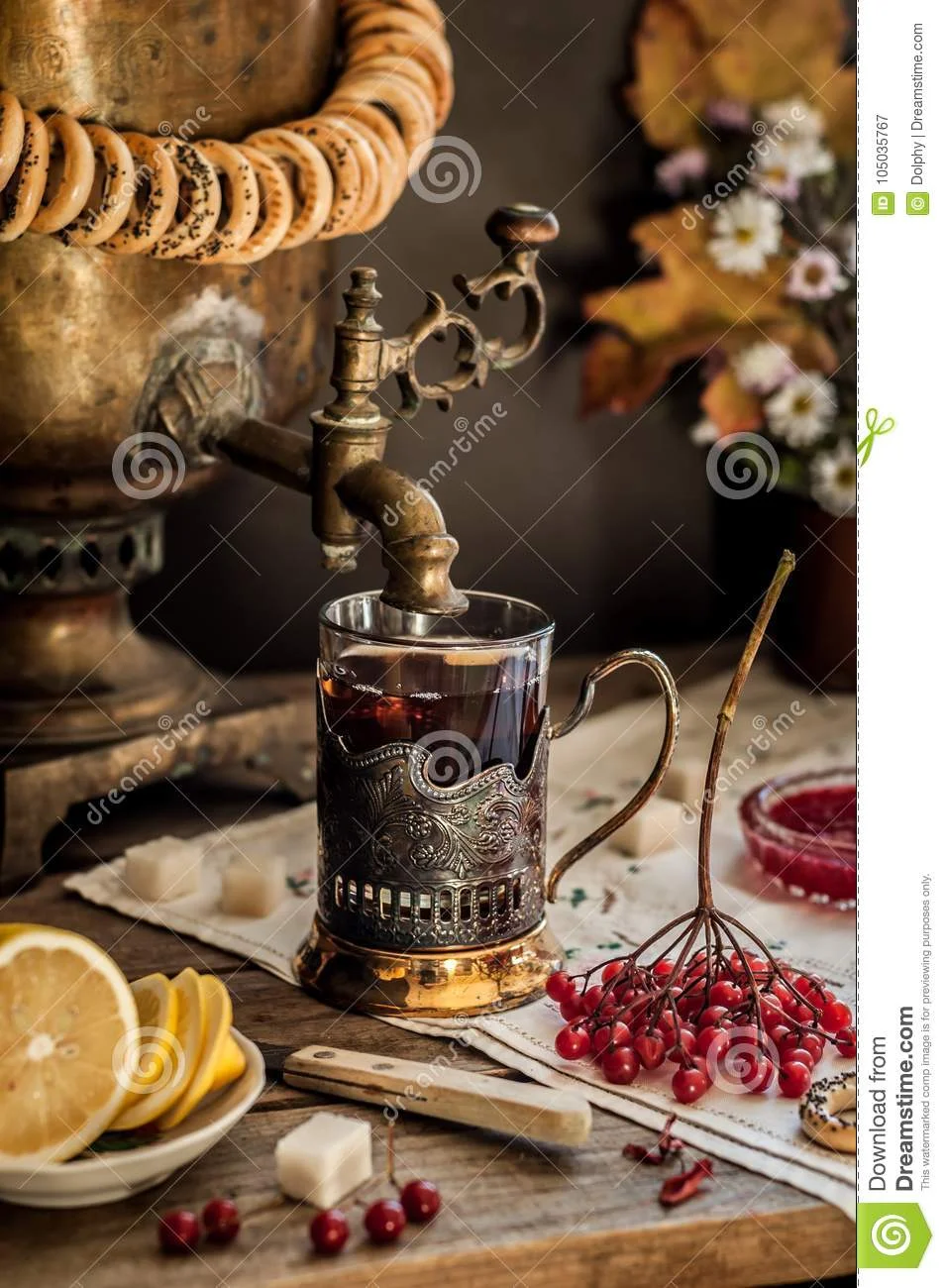 tea-samovar-russian-tea-samovar-glass-glass-holder-black-tea-viburnum-berries-copy-space-your...webp