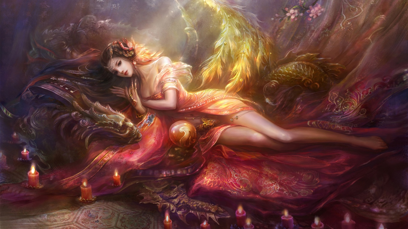 The-fantasy-girl-to-sleep-in-the-candlelight_1366x768.jpg