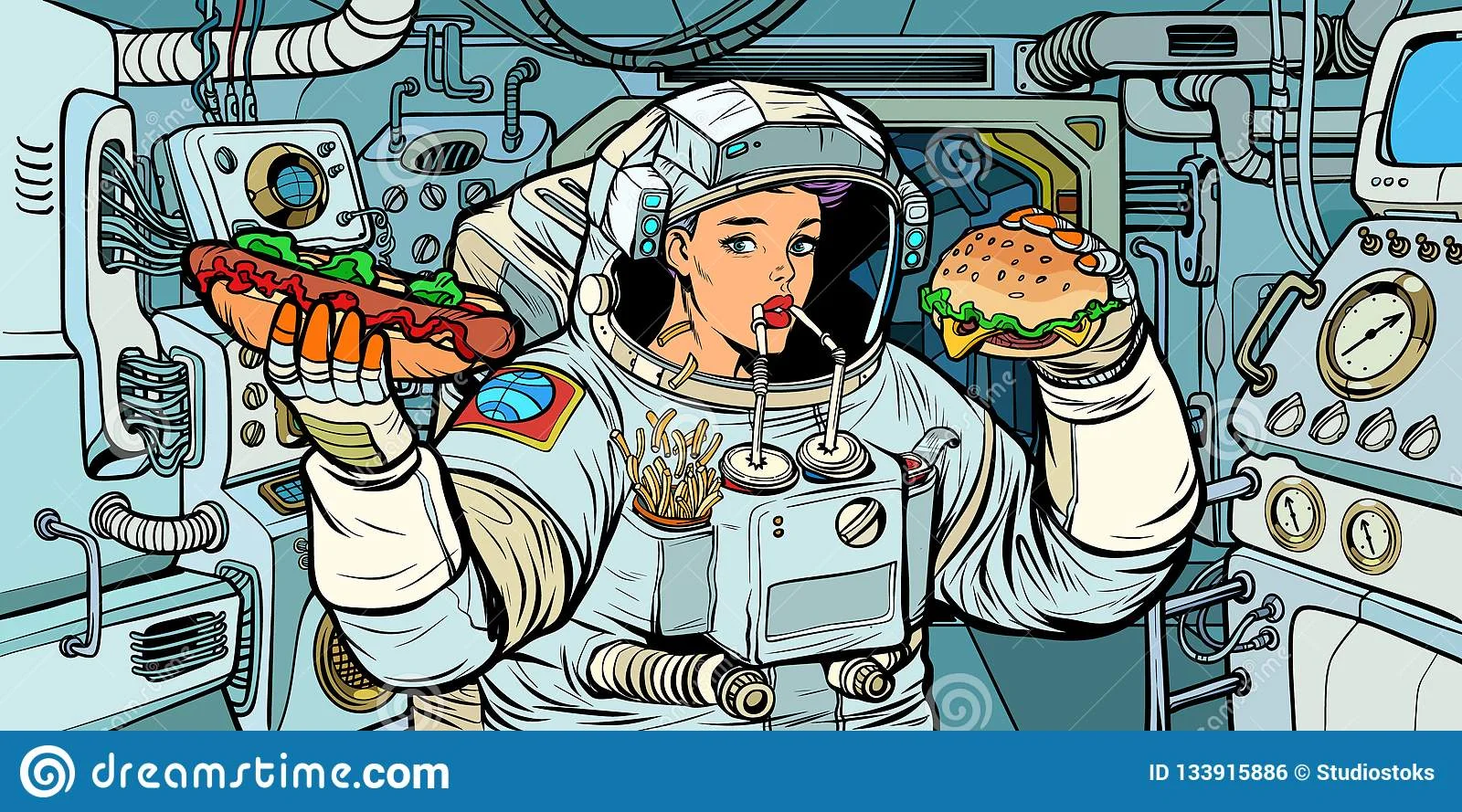 woman-astronaut-eats-spaceship-woman-astronaut-eats-spaceship-cola-hot-dog-burger-fast-food-p...webp