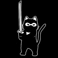 6-5cm-12-6cm-Cartoon-Cute-Ninja-Cat-Katana-Sword-Decal-Vinyl-Car-Sticker-Black-Silver.jpg