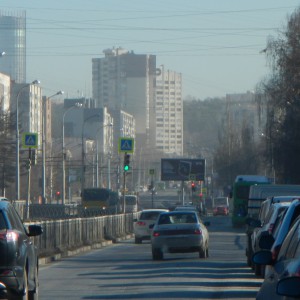 Весеннее утро в Екатеринбурге.