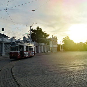 Евпатория просыпается.