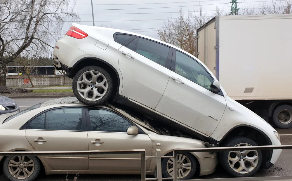 Авария в латвии