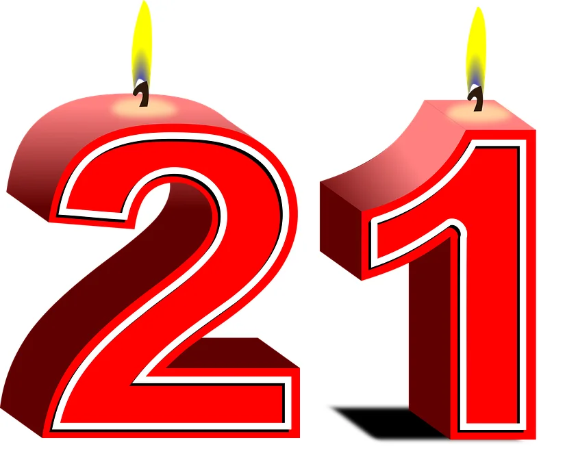 Цифра 21 картинки