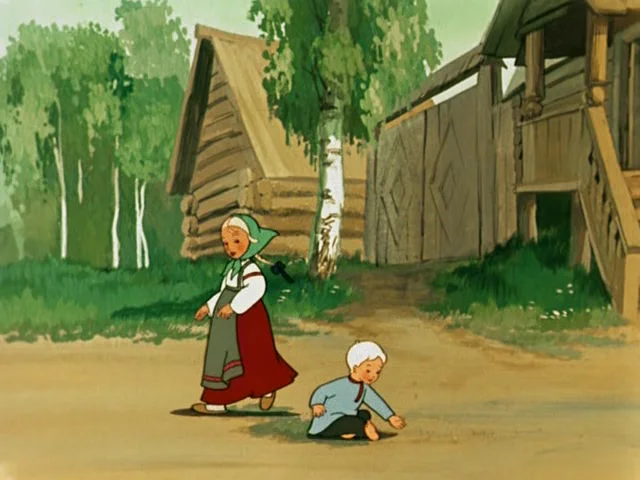 Аленушка из сказки гуси лебеди картинки