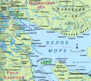Белое море где