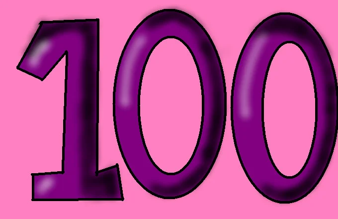 Цифра 100 картинка