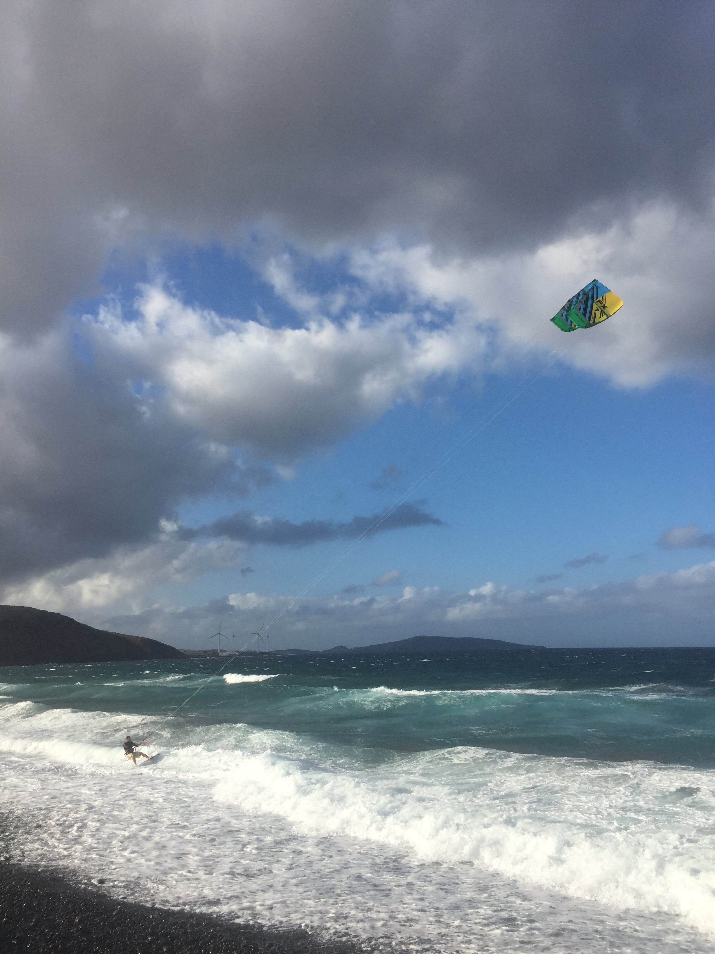 Gran Canaria, playa Vargas 29/06/2017  Kitesurfing