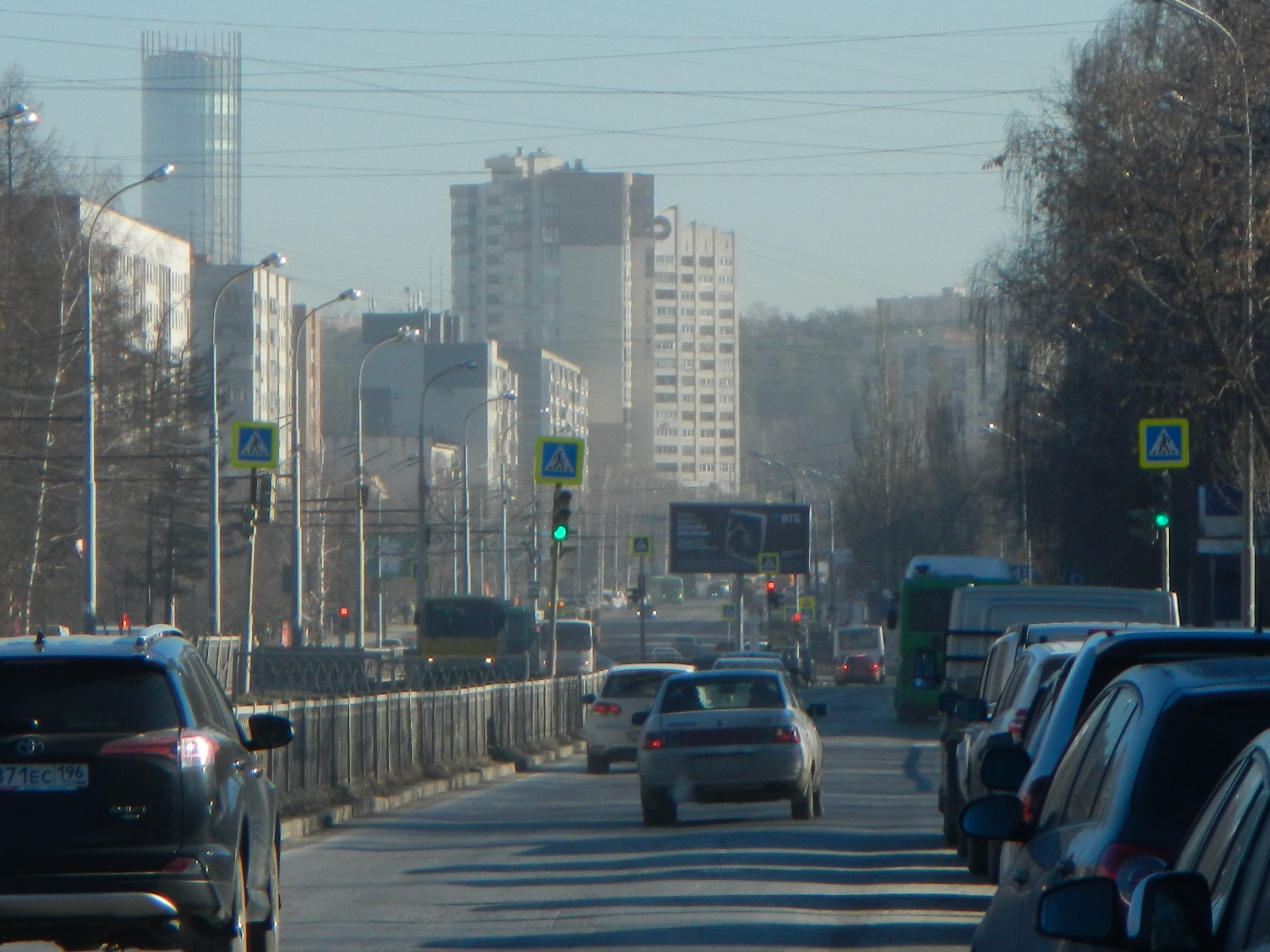 Весеннее утро в Екатеринбурге.