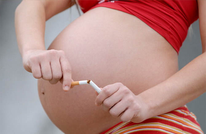 Одна сигарета при беременности