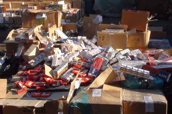 В Москве сотрудники полиции изъяли более 37 тонн контрафактной табачной продукции