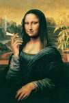 Курящая Мона Лиза