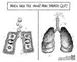 Which high tax should make smokers quit?