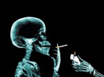 Smoking skull