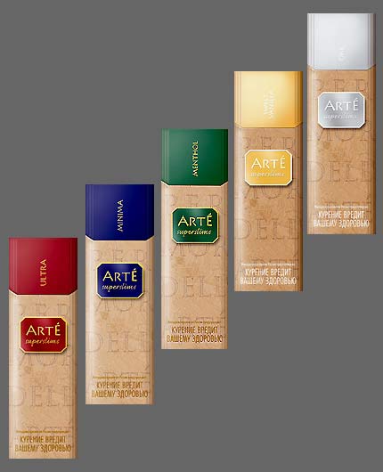 Сигареты «Arte» (Арте) – прирождённые Super Slims