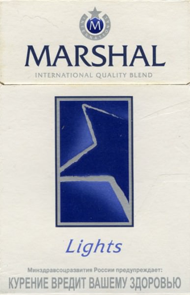 Сигареты «Маршал» – строгость во всём
