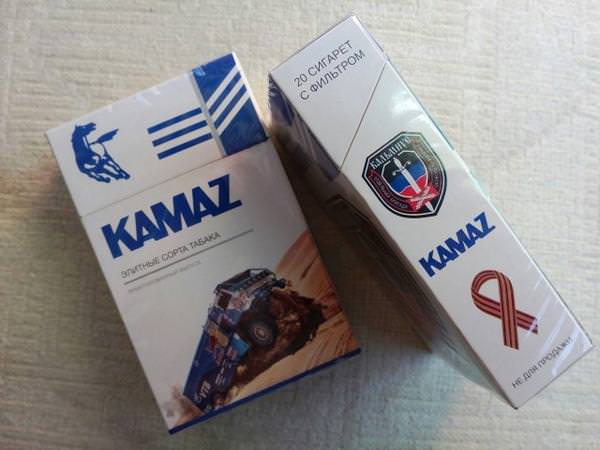 Cигареты «Камаз» - по дюнам и горам